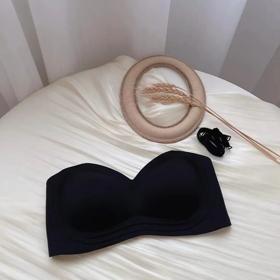 image-Off-the-Shoulder Push-Up Bra - White, Breathable, Two-Wear