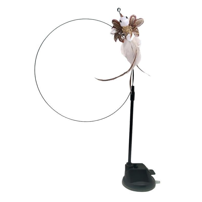 image-Cat Teaser Wand - Feather Interactive Toy