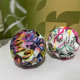 image-Popular PU Graffiti Bouncy Ball Children's Toy