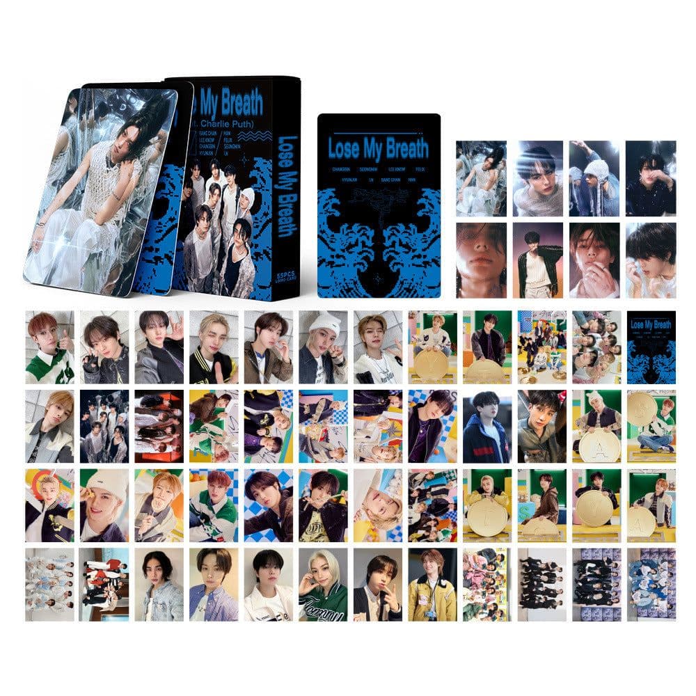 image-SK Stray Kids Album Cards - Bang Chan, Lee Know, Hyunjin