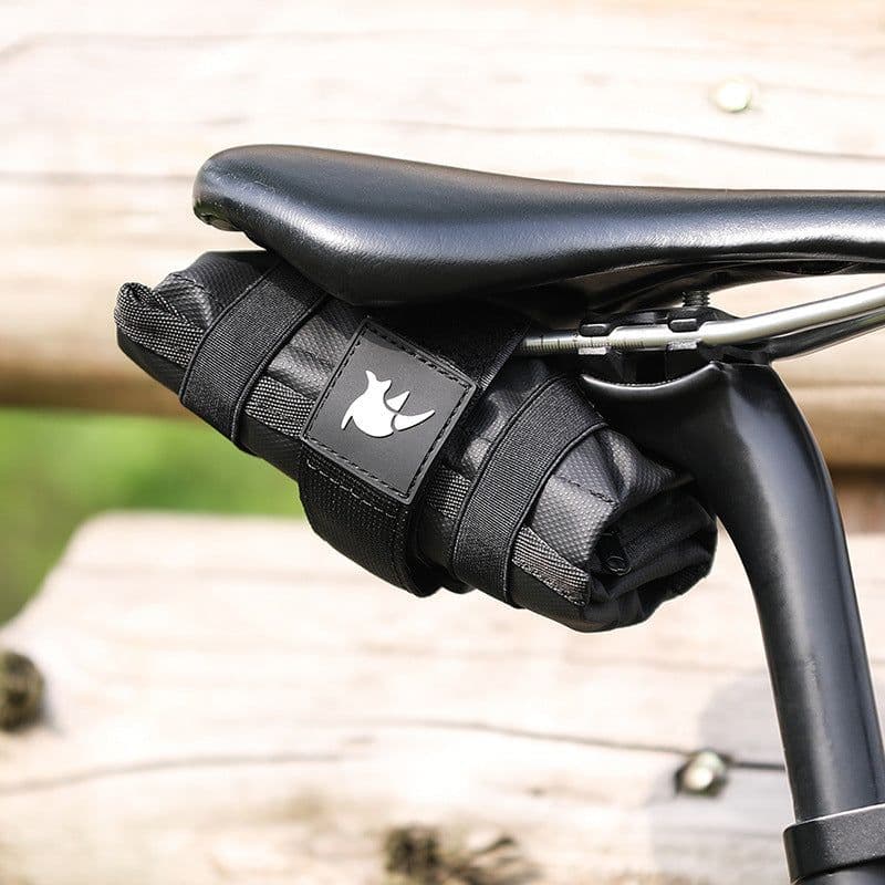 image-Rhinowalk RK5100 Bike Saddle Bag Gray
