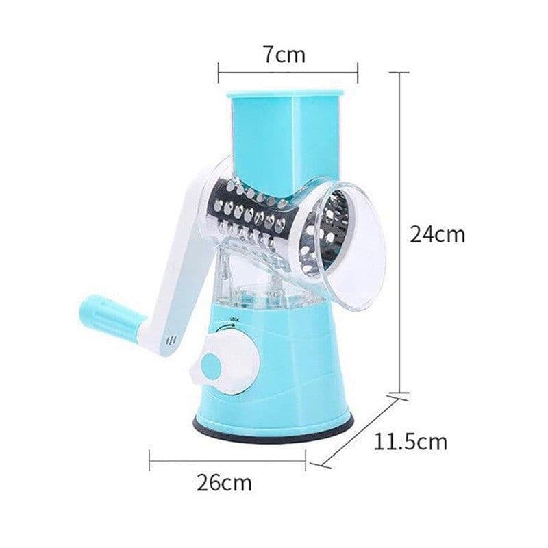 image-Bai Muli Vegetable Cutter - Blue Multifunction
