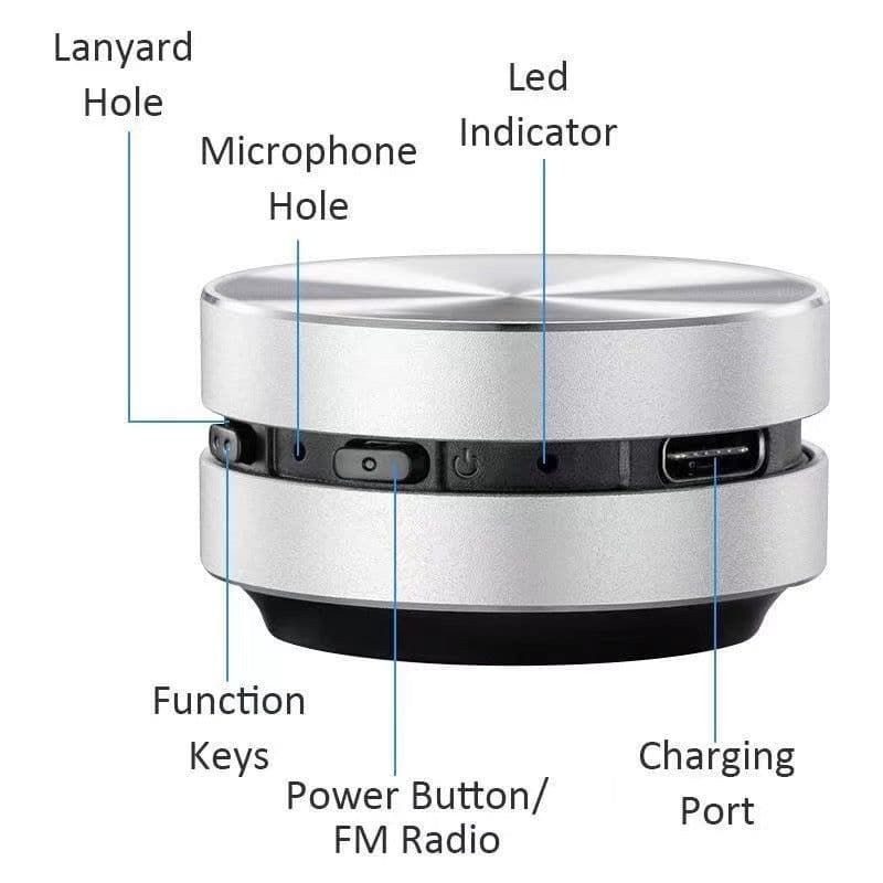 image-Hummingbird Bluetooth Speaker - Red Bone Conduction