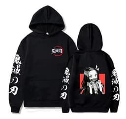 image-Men's & Women's Anime Hooded Hoodie - Large Size