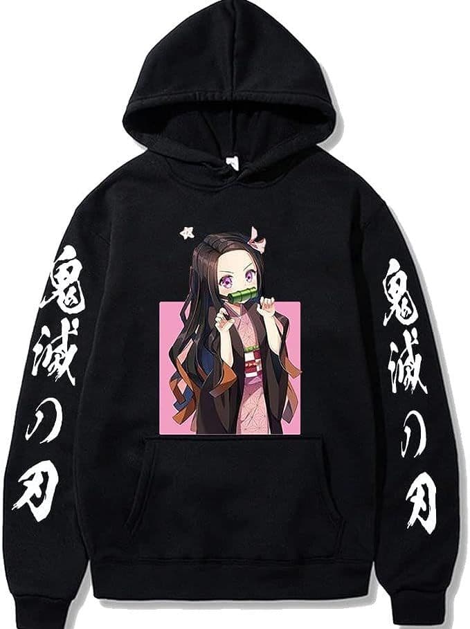 image-Men's & Women's Anime Hooded Hoodie - Large Size