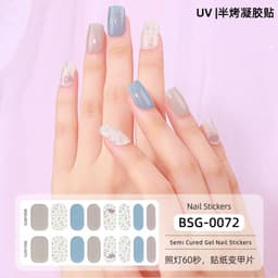 image-Gel Nail Stickers - Star Pattern Princess Series