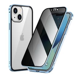 image-Suitable for iPhone14 mobile phone case Magneto Apple HD / anti-peep double-sided glass metal magnetic suction protective cover