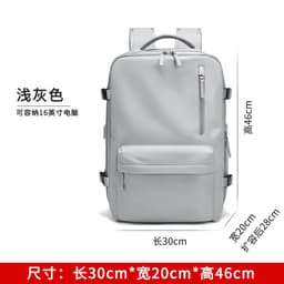 image-School bag boys backpack female college high school student backpack large capacity Korean version simple travel backpack