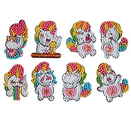 image-Douyin Rabbit Year Puzzle Sticker - DIY Crystal Diamond Fridge Decal - Cartoon Style