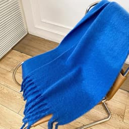 image-GINES LILY 28-Color Cashmere Scarf - Army Green, 43x225cm Warm