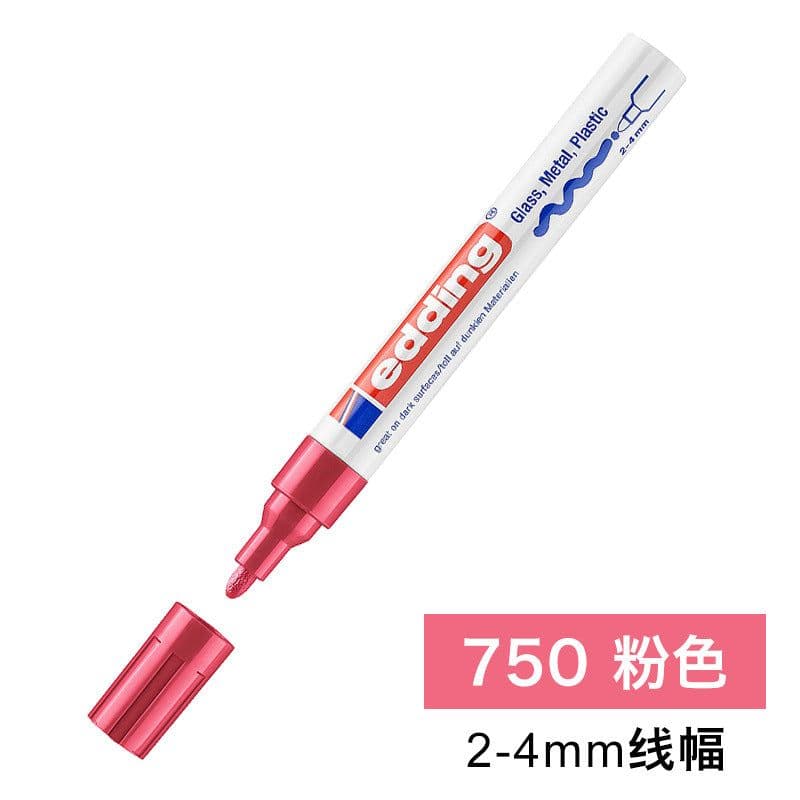 image-Edding 750 Paint Pen - Black 2-4mm Oil Marker