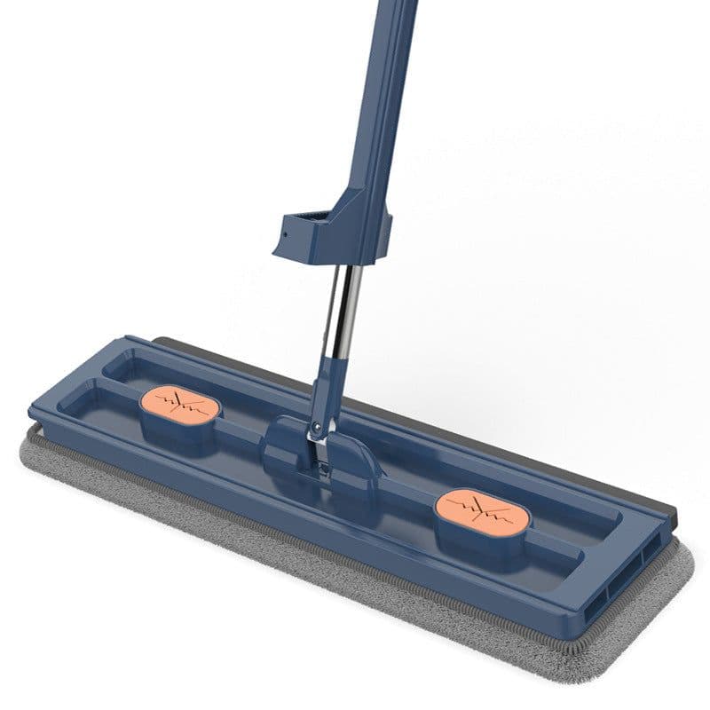 image-Zhenjia Flat Mop Set 42cm Stainless Steel Blue