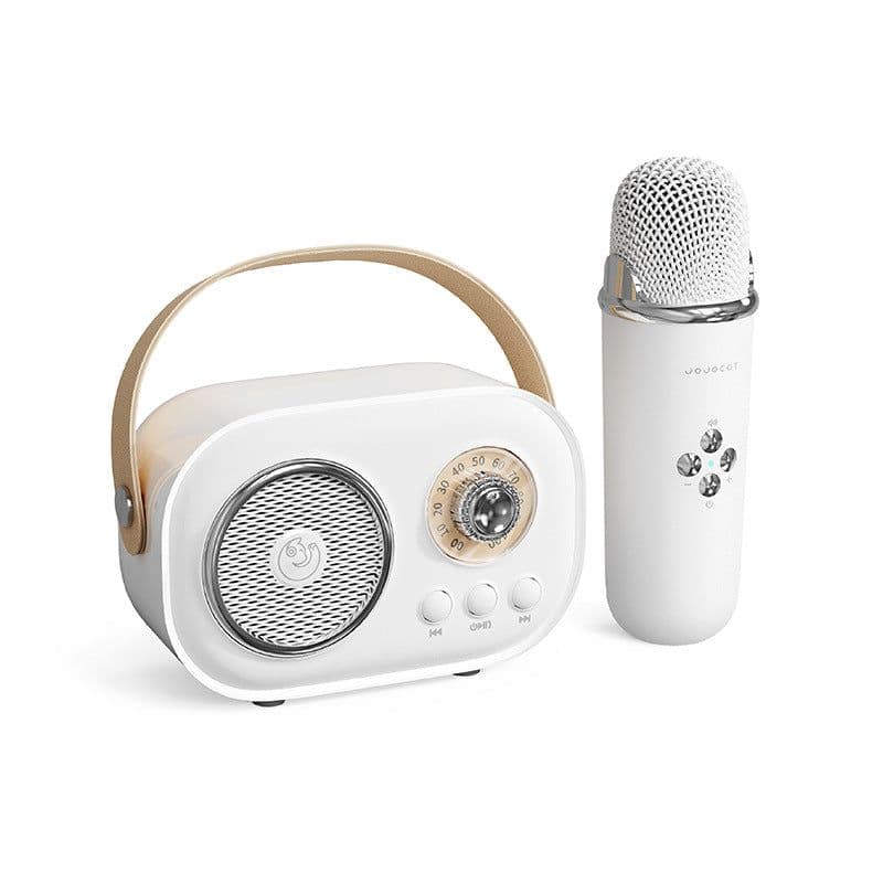 image-Douyin Bluetooth Wireless Karaoke Microphone for Kids - Double Wheat Yellow (50 characters)