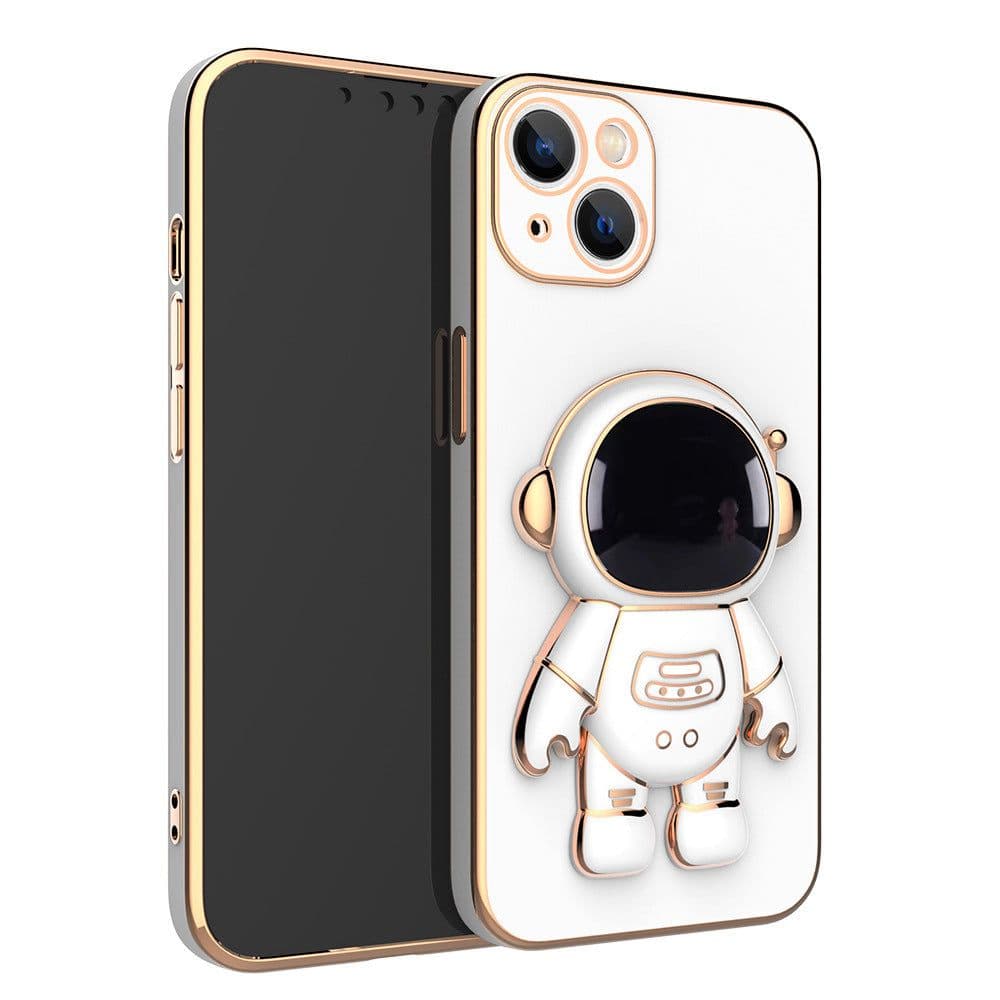 image-Nine Billion Dreams iPhone 14 Pro Max Case - White 3D Astronaut Protective Cover