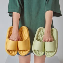 image-Non-slip Eva Thick Bottom Men's/Women's Bathroom Slippers Summer Outdoor Wear