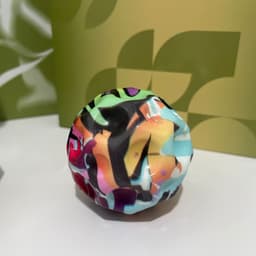 image-Popular PU Graffiti Bouncy Ball Children's Toy