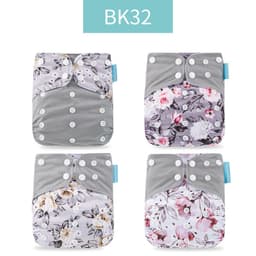 image-Happyflute 4-Pack Washable Training Pants - Waterproof Diapers for Infants 1-3 Years Old