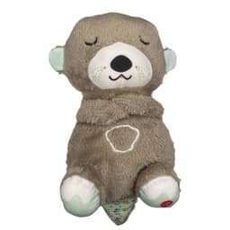 image-Breathing Bear Otter Plush Toy - 32cm Soothing