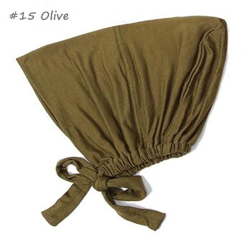 image-New Lycra Scarf - Chocolate - Adjustable Hijab with Shade Function