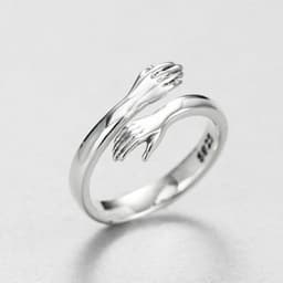 image-Yunjin Couple Rings Adjustable Gold Alloy