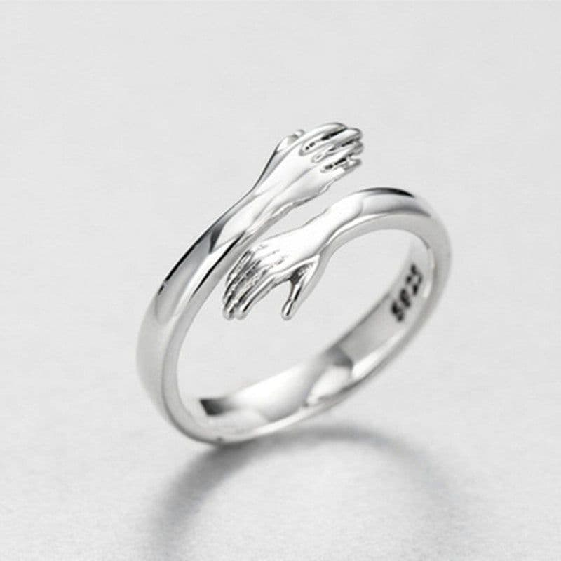 image-Yunjin Couple Rings Adjustable Gold Alloy