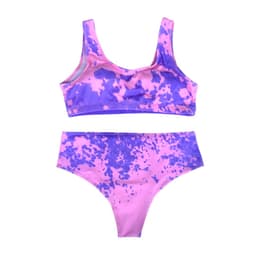 image-European and American cross-border water temperature change color bikini bikini split two-piece swimsuit women's swimsuit women