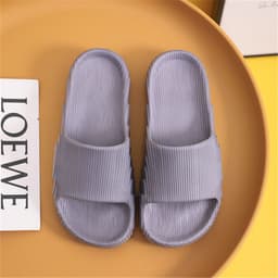 image-Summer Slippers Unisex Non-slip Bathroom Orange