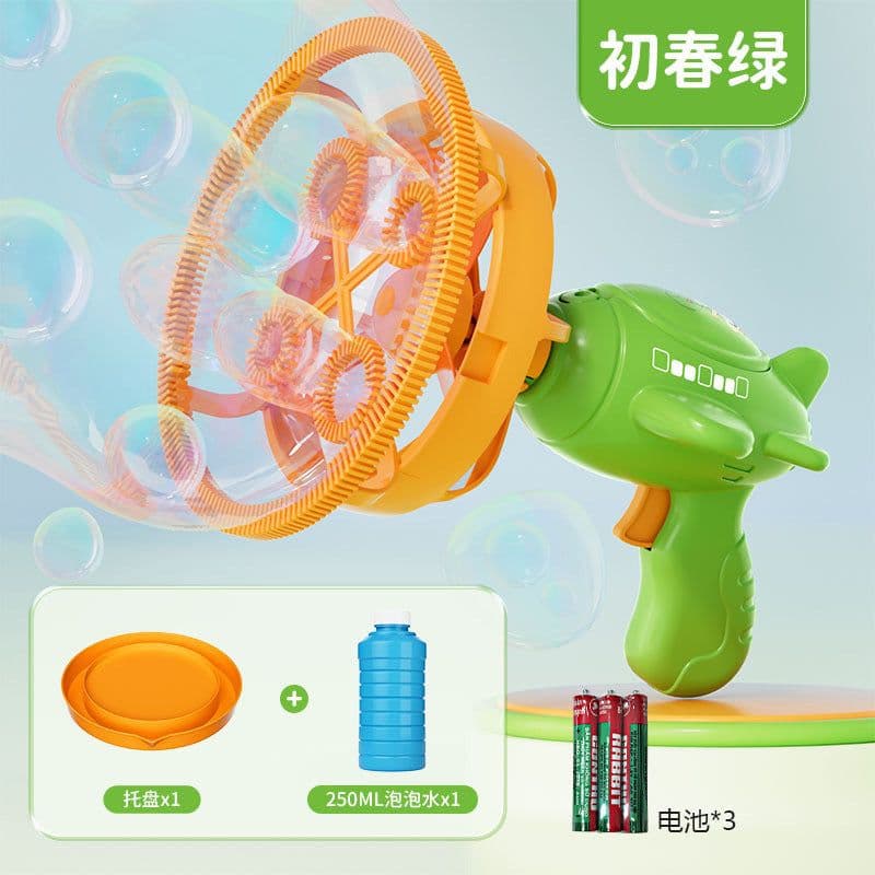 image-Dinosaur Bubble Machine - Green Electric Toy Kids
