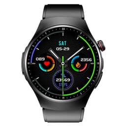 image-Smart TK25 Watch - Blood Oxygen, Heart Rate, Pedometer, Bluetooth Call - Black