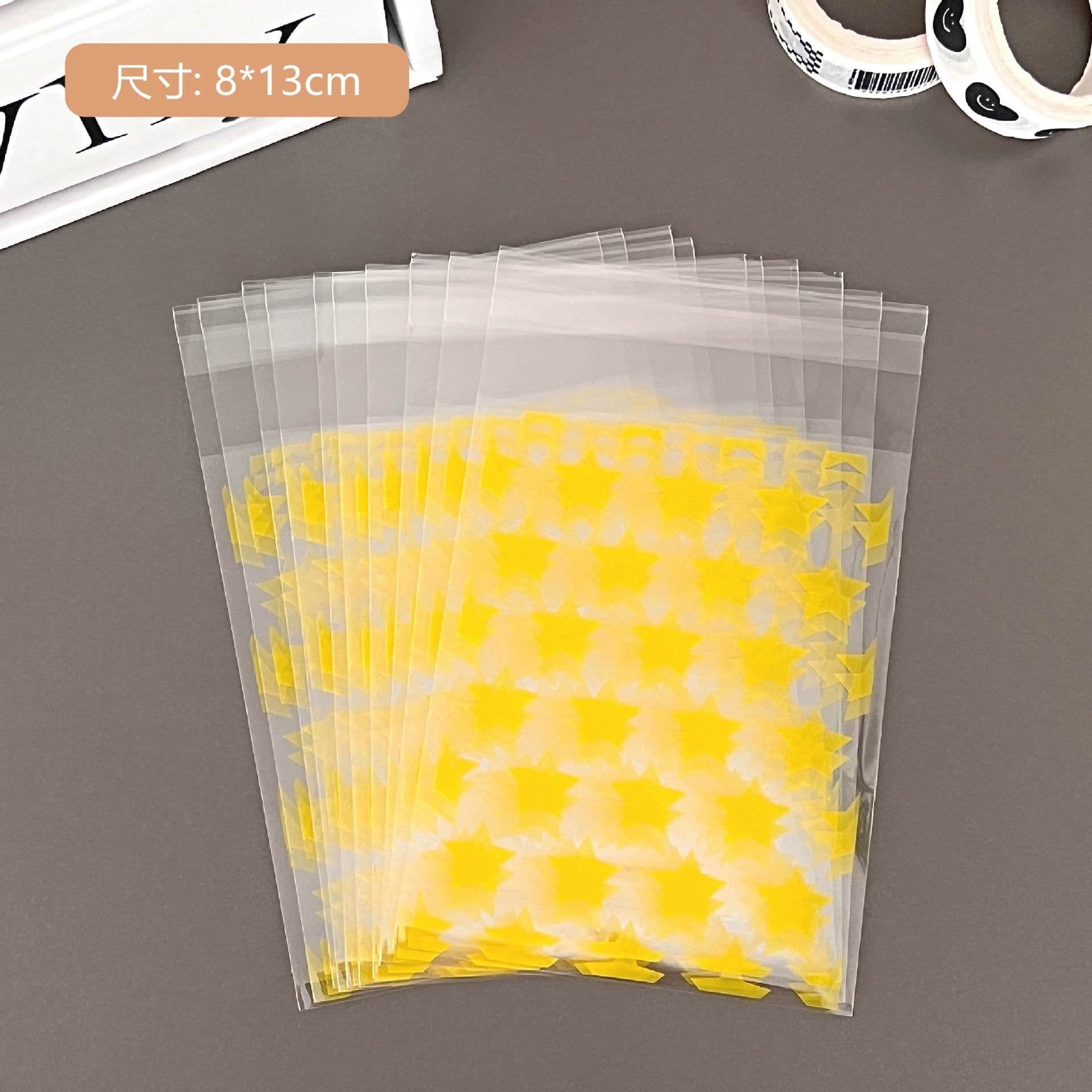 image-Star self-adhesive bag, essential card packaging bag, card holder, gift packaging bag, affordable small card material