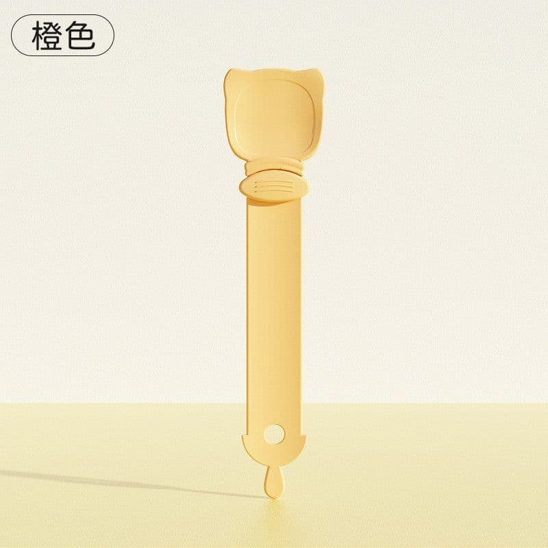 image-Cat Feeder Spoon - Plastic Squeeze Feeding Spoon