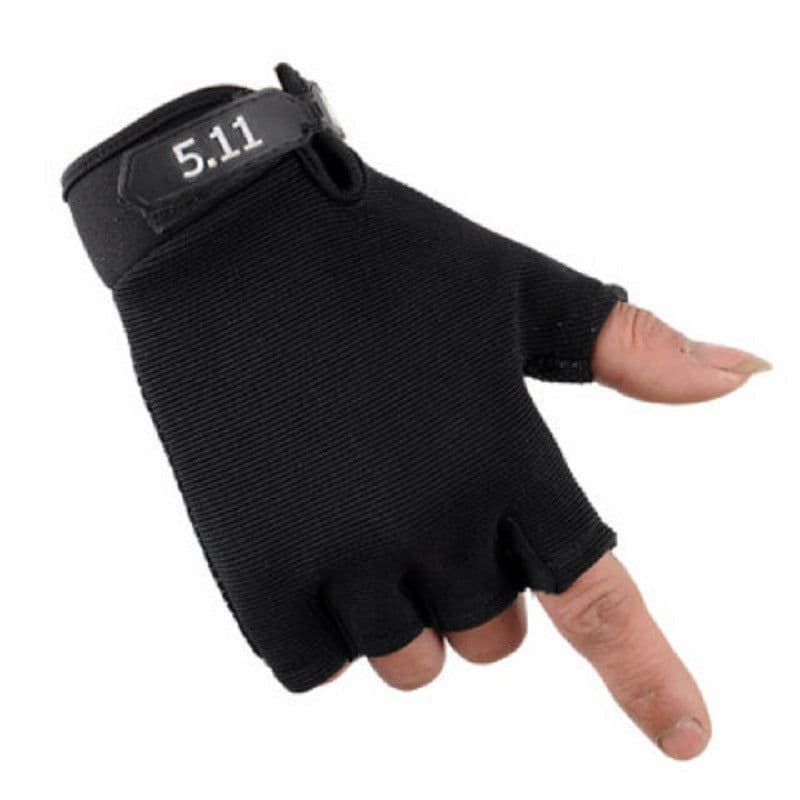 image-Zamulvi 511 Half-Finger Gloves - Black