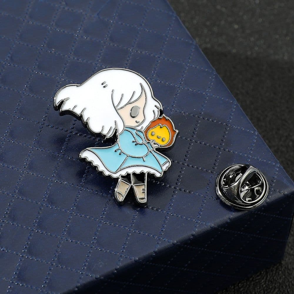 image-Cross-border Little Bird Brooch - Metal Badge Jewelry - Fall 2022 Cartoon Design