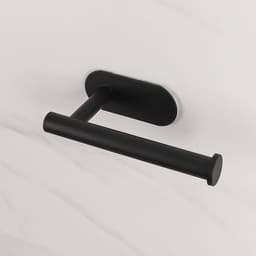 image-Stainless Steel Paper Holder - Oval Shape - Brushed Black - 304 Steel