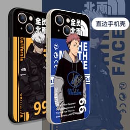 image-iPhone 14 Max TPU Cartoon Case - Anti-fall Black