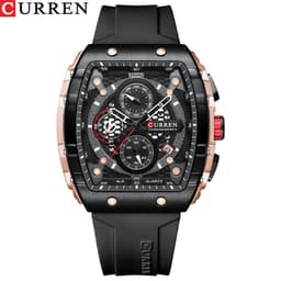 image-Curren 8442 Men's Quartz Watch Black