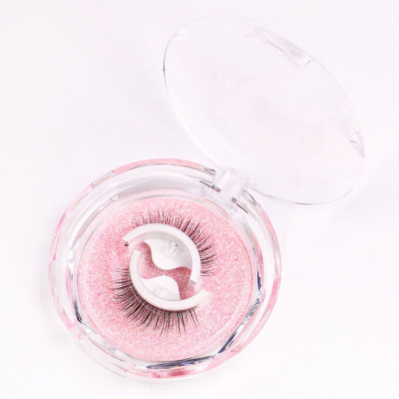 image-Self-Adhesive False Eyelashes - Thick Reusable Chemical Fiber
