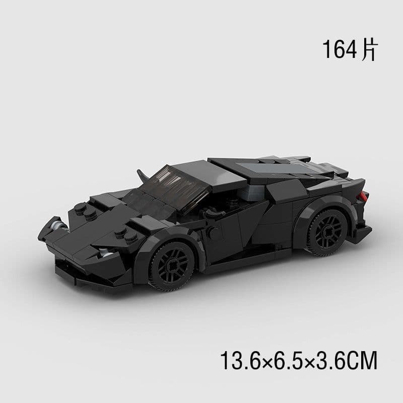 image-Compatible with Lego small particle racing sports car moc puzzle assembly DIY children's building block toys cross-border wholesale
