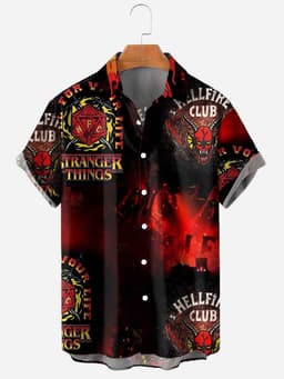 image-3D Digital Print Hawaiian Shirt - Men's Large