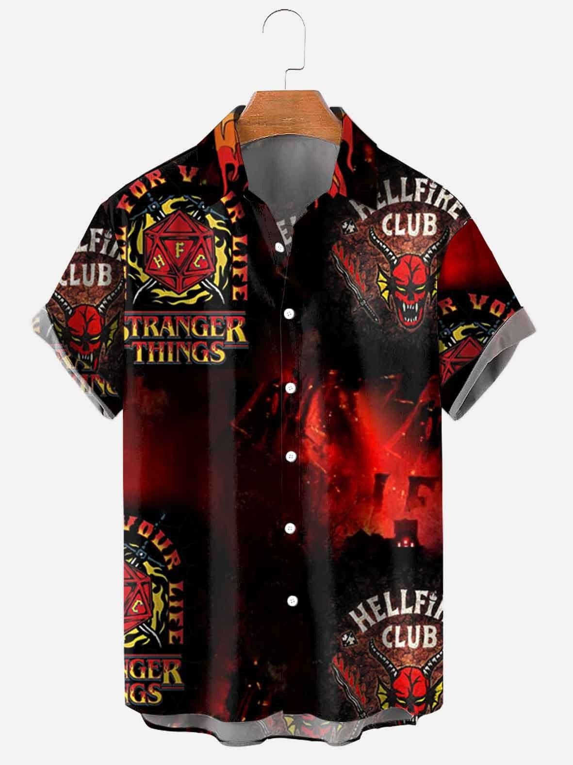 image-3D Digital Print Hawaiian Shirt - Men's Large