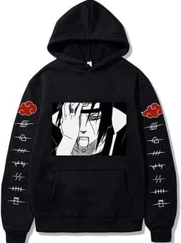 image-Men's & Women's Anime Hooded Hoodie - Large Size