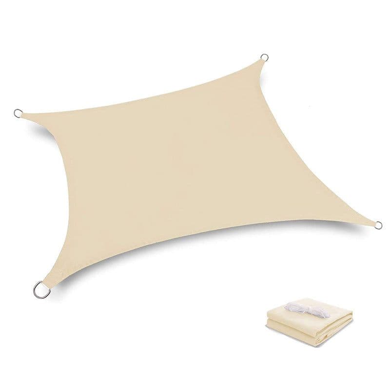 image-Factory stock outdoor triangular shade sail four-corner shade sail rectangular canopy waterproof and anti-ultraviolet cross-border