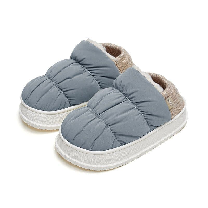 image-Youtun Thick-soled Cotton Slippers Non-slip Winter Indoor Shoes