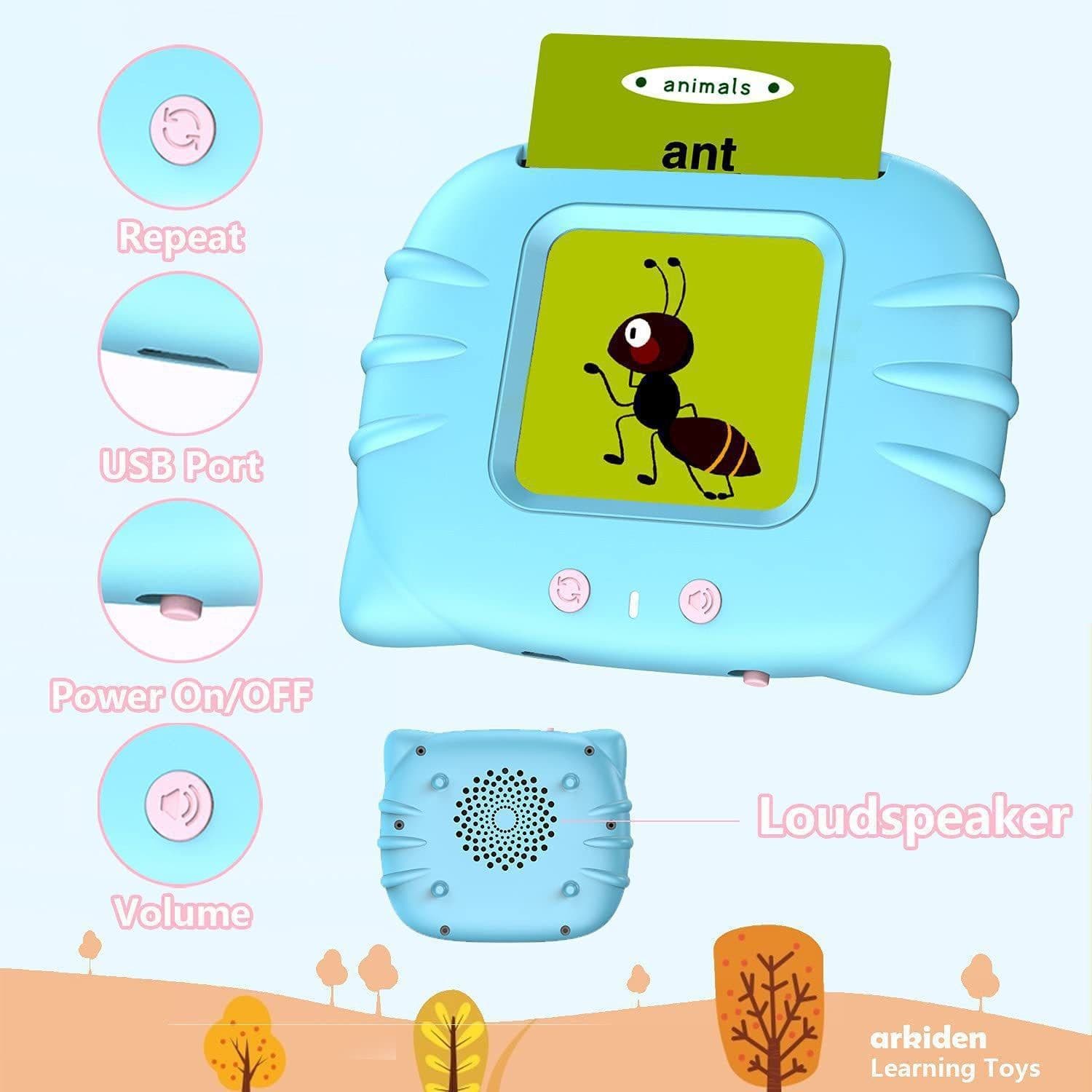 image-Ning Yuan Early Education Machine - English Pink