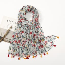 image-Japanese/Korean Butterfly Print Sun Protection Scarf, Beach Towel, 180x90cm