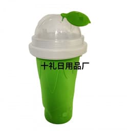 image-Cross-border home smoothie cup summer pinch cup smoothie cup summer shake shake into ice cup internet celebrity refrigeration cup