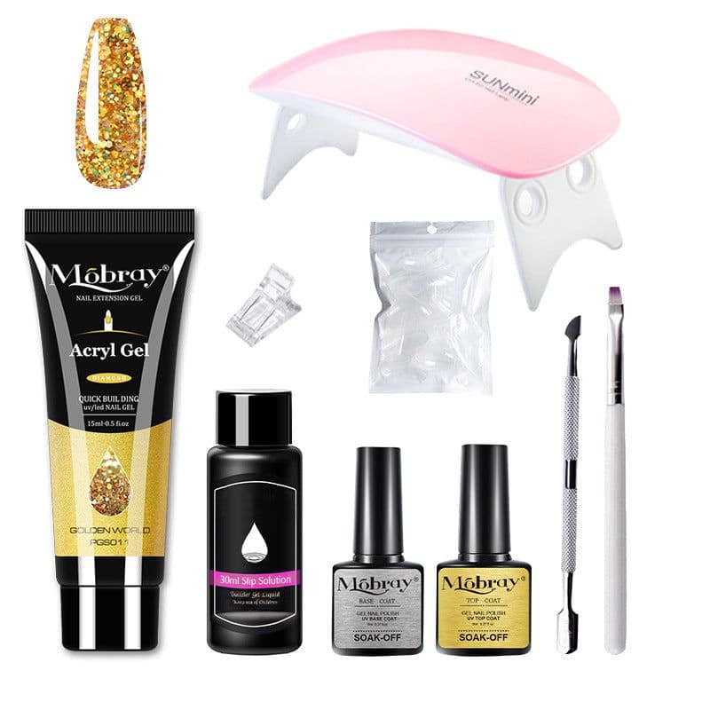image-Meike 9-Piece Manicure Set Nail Extension Mold