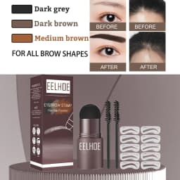 image-EELHOE Eyebrow Powder Kit Multicolor Waterproof Sweatproof