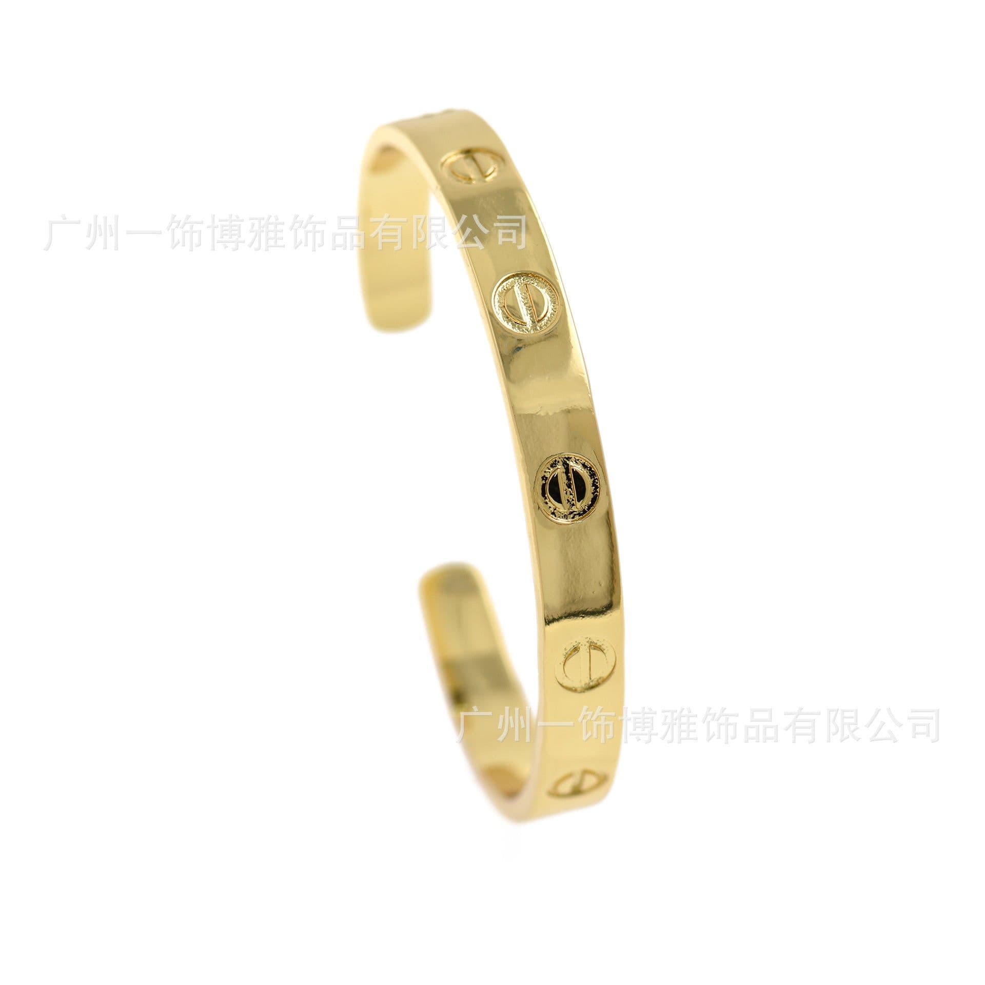 image-Copper Geometry Bracelet - Gold Plated Unisex