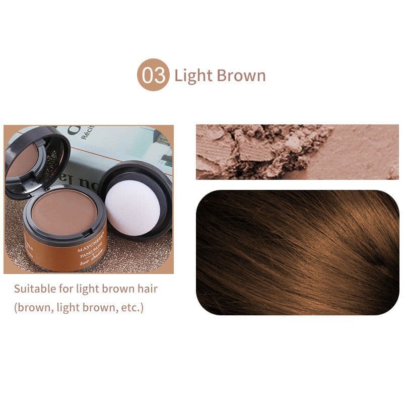 image-MAYCHEER Hairline Shadow Powder, Natural Color, 3 Years Shelf Life